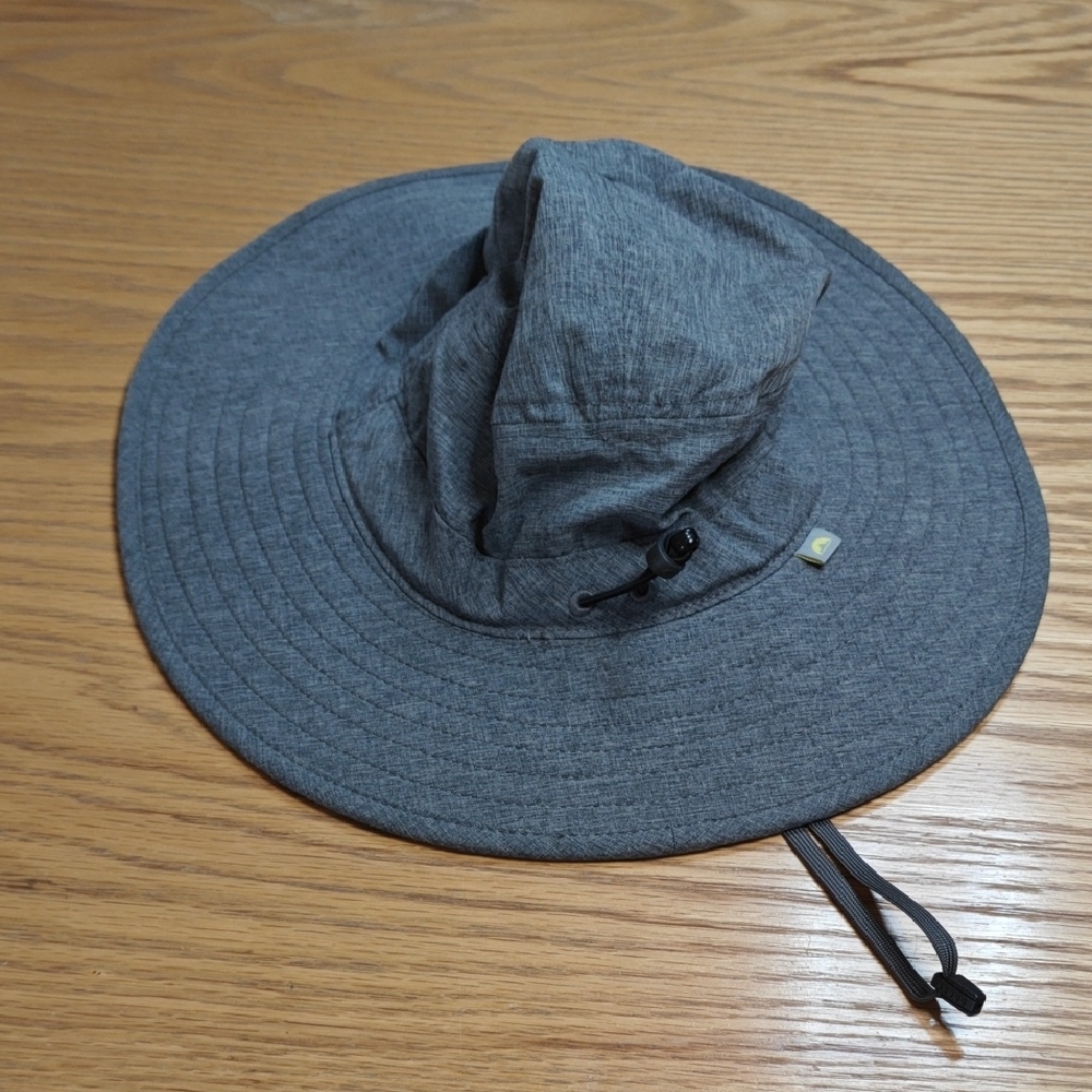 Gray Wide Brim Sun Hat Solar Escape
